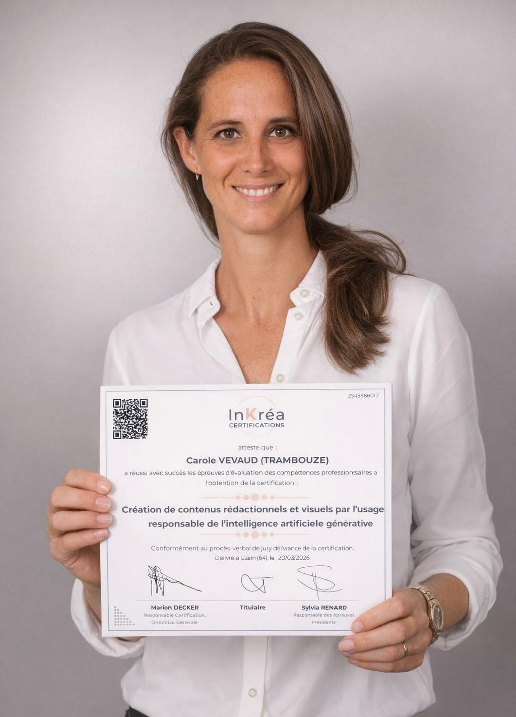 Portrait de Carole Vevaud, talent ExplAIner